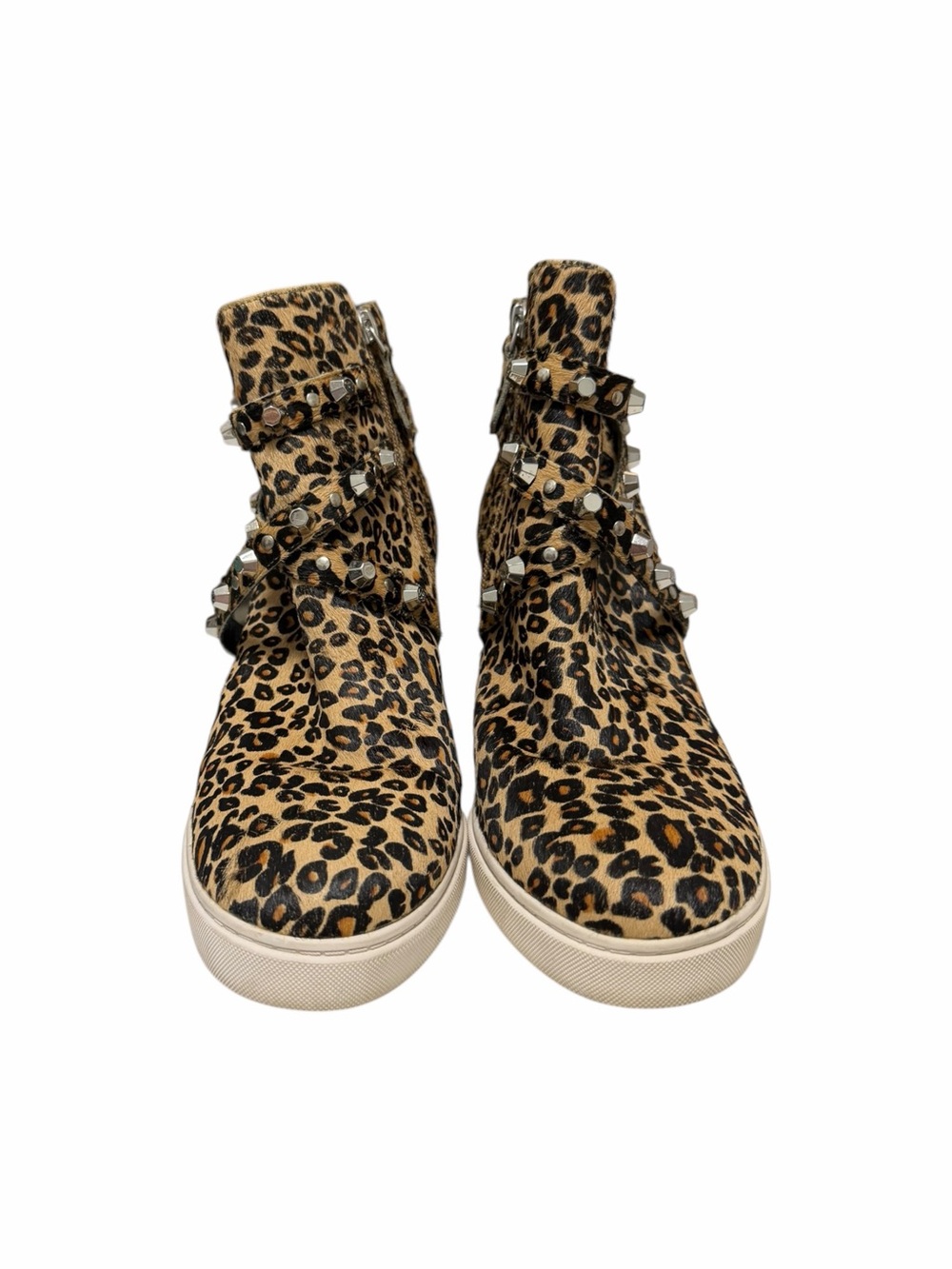 LINEA Paolo Calf Hair Tan/Black/Brown Leopard Ankle Boots